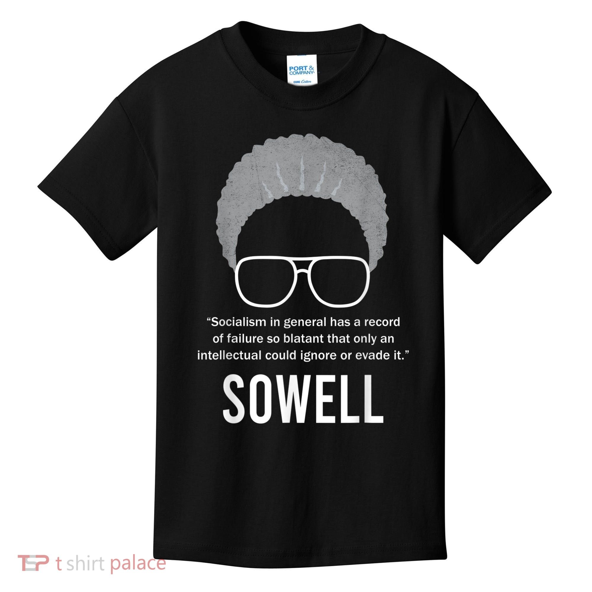 Thomas Sowell Socialism Quote Black History Month Kids T-Shirt