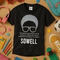 Thomas Sowell Socialism Quote Black History Month Kids T-Shirt thumb 3
