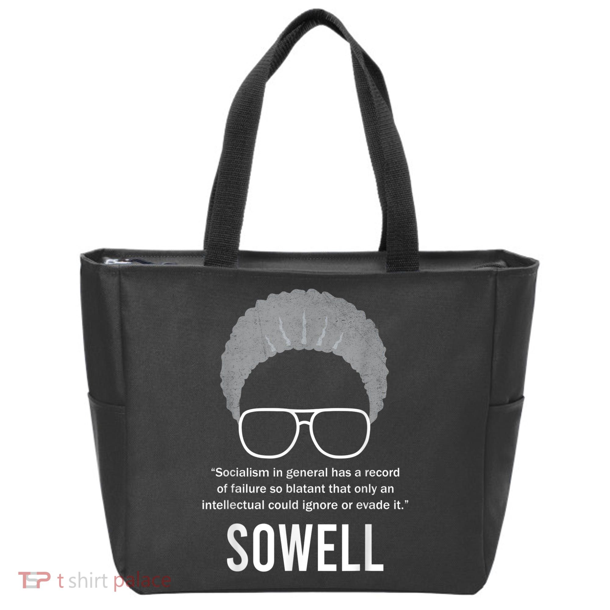 Thomas Sowell Socialism Quote Black History Month Tote Bag