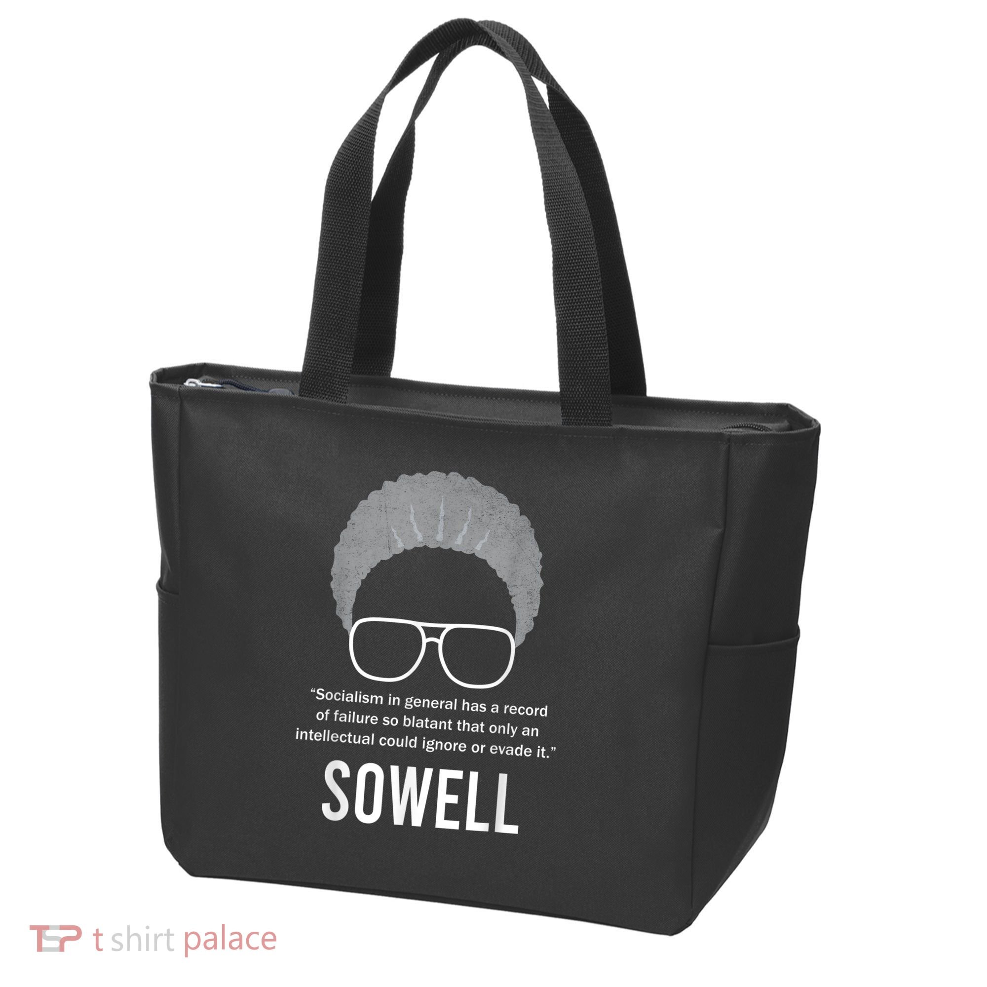 Thomas Sowell Socialism Quote Black History Month Tote Bag
