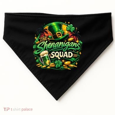 The Shenanigans Squad  USA-Made Doggie Bandana