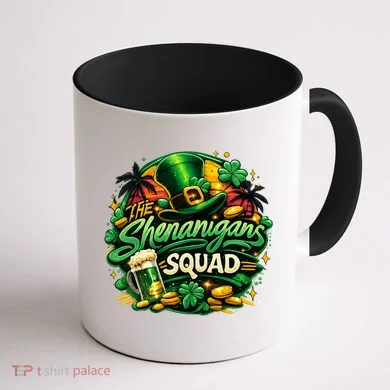 The Shenanigans Squad  Coffee Mug back
