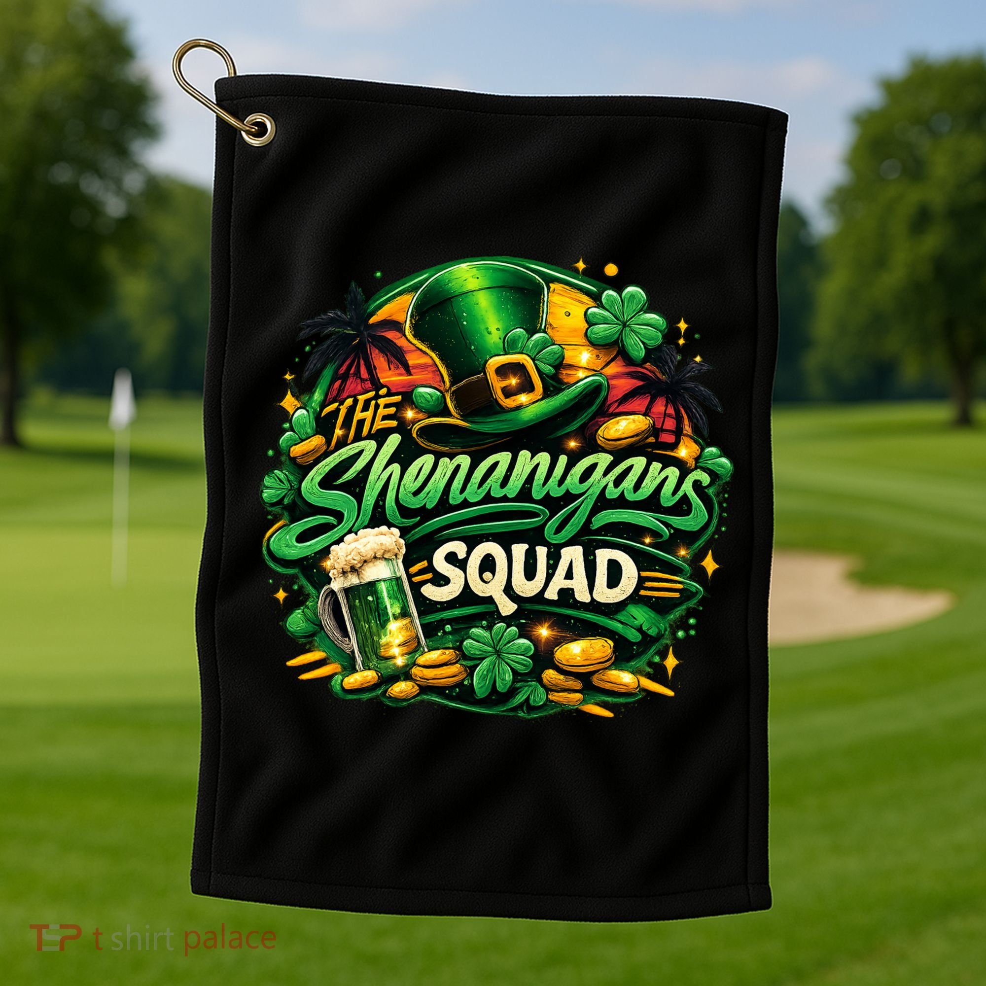 The Shenanigans Squad  Golf Towel