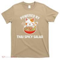 Thai Spicy Salad Foodie Cat Lover Kawaii Anime Graphic T-Shirt thumb 0