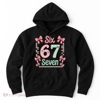 Trendy Six Seven 67 Meme 6-7 Cute Funny Hoodie thumb 0