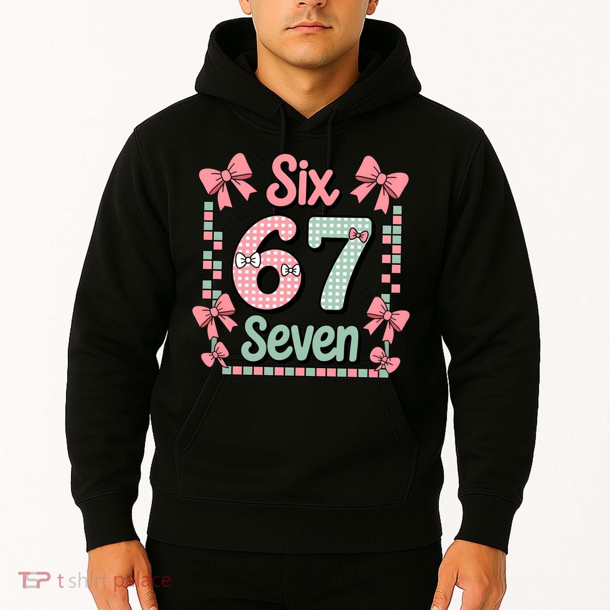 Trendy Six Seven 67 Meme 6-7 Cute Funny Hoodie