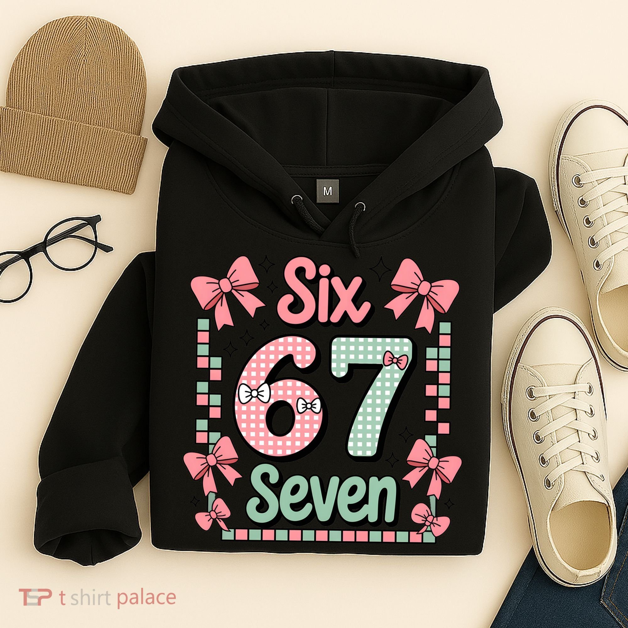 Trendy Six Seven 67 Meme 6-7 Cute Funny Hoodie