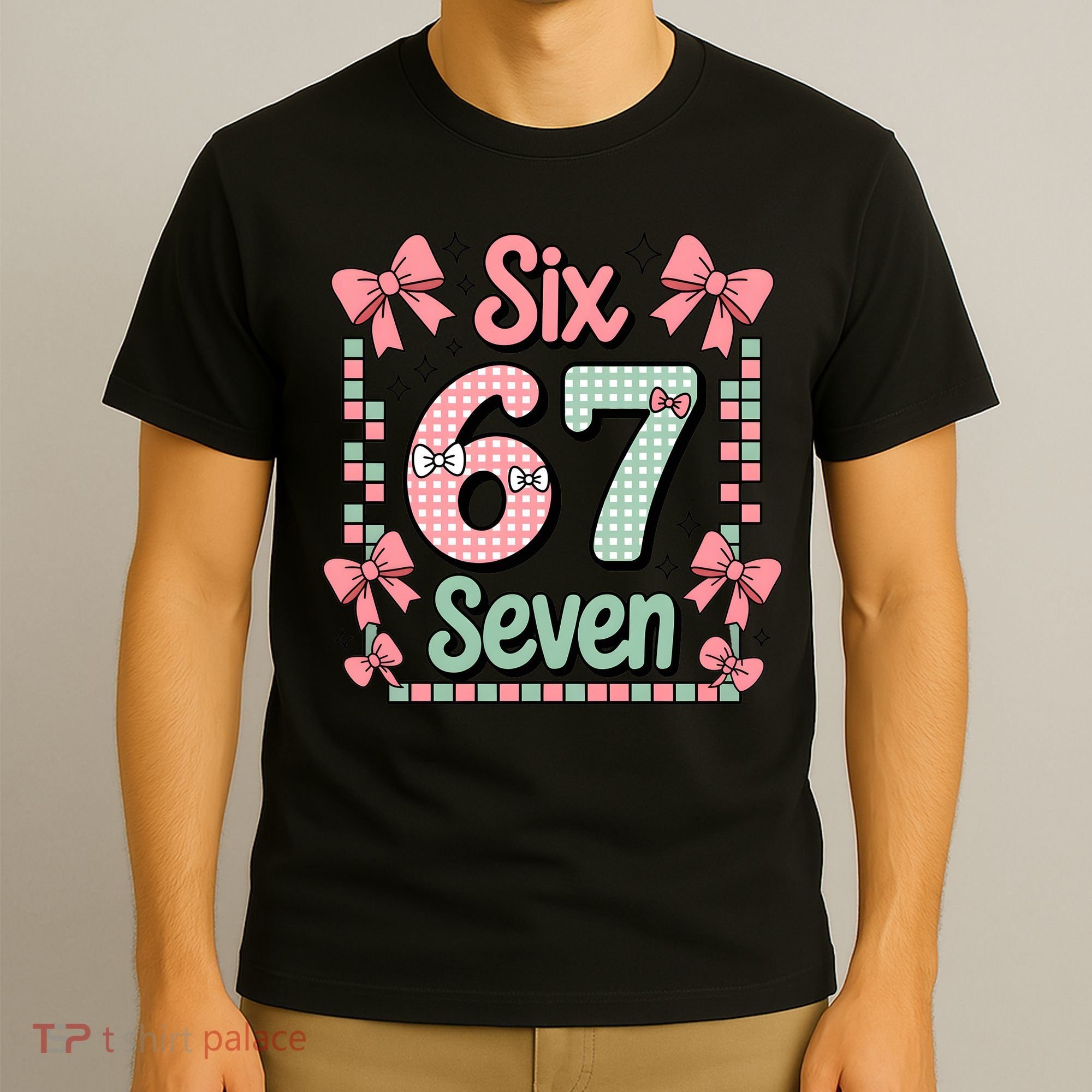 Trendy Six Seven 67 Meme 6-7 Cute Funny T-Shirt
