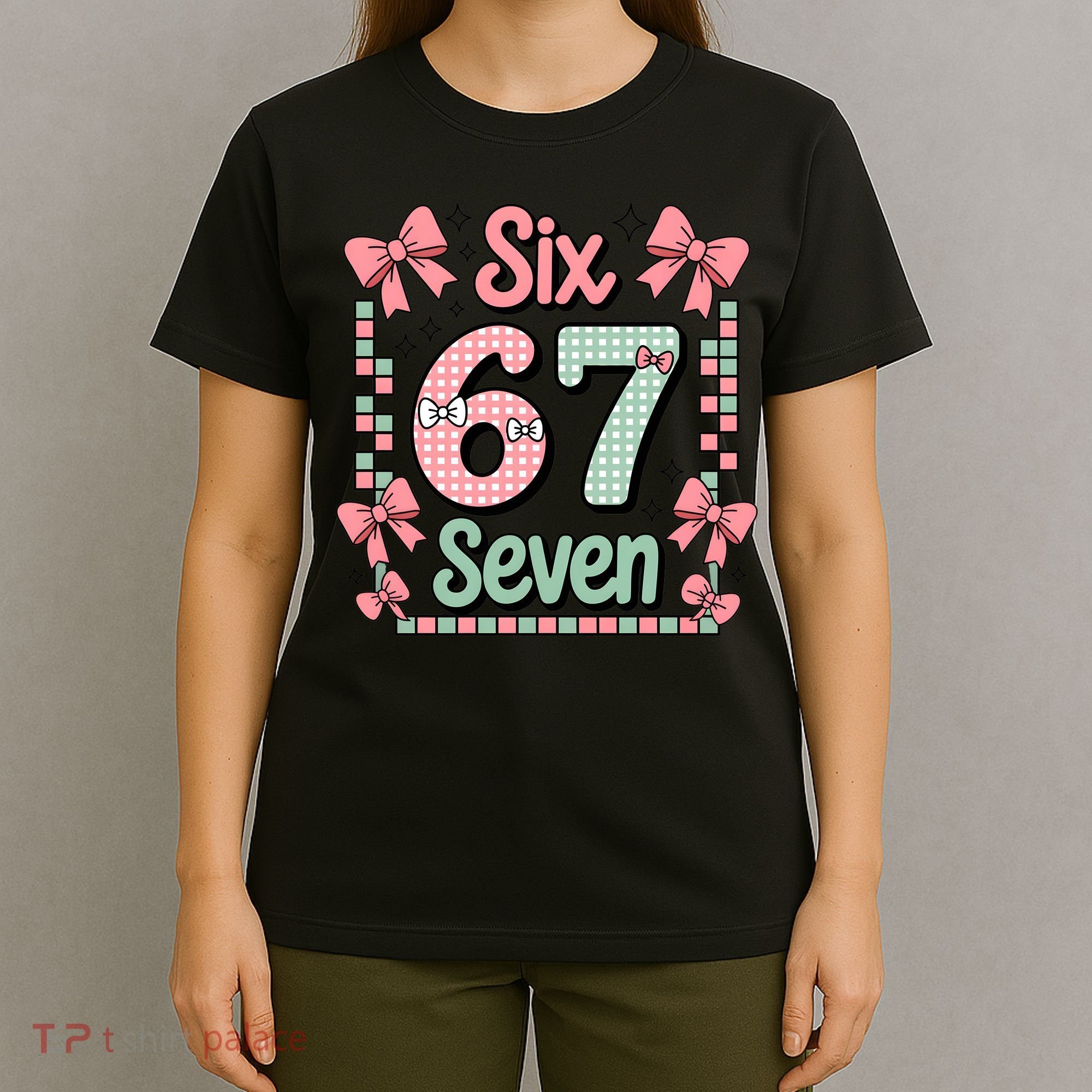 Trendy Six Seven 67 Meme 6-7 Cute Funny T-Shirt