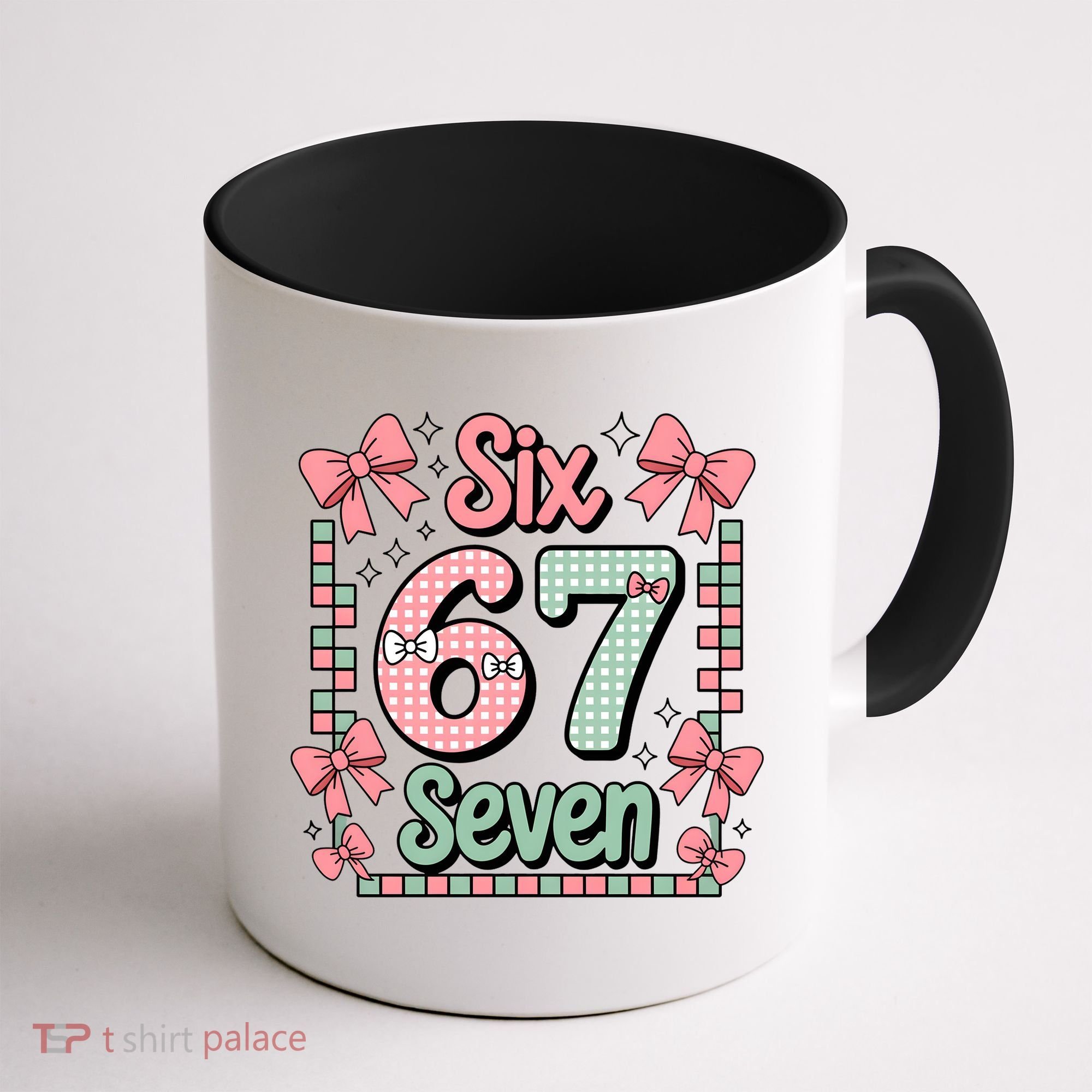 Trendy Six Seven 67 Meme 6-7 Cute Funny Coffee Mug