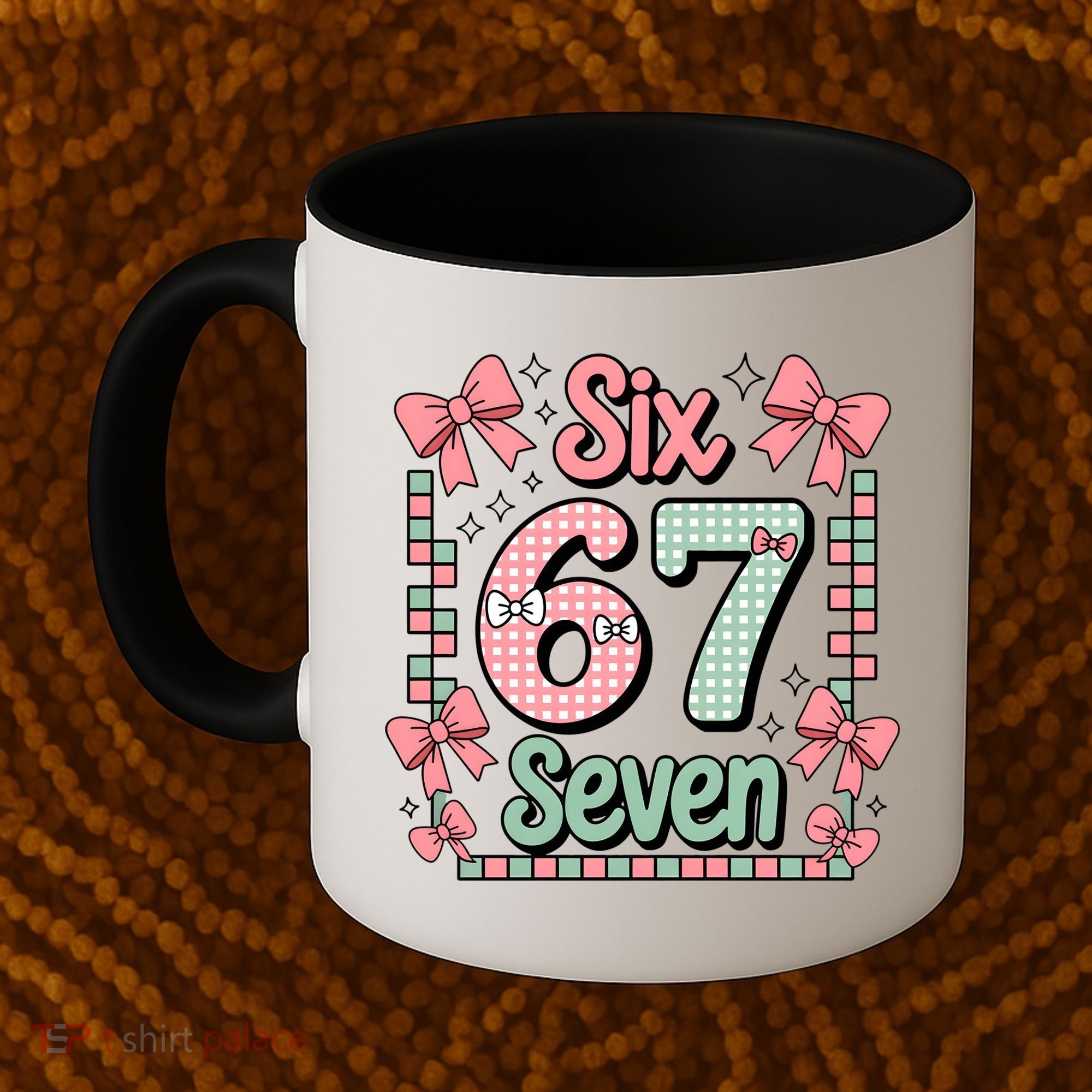 Trendy Six Seven 67 Meme 6-7 Cute Funny Coffee Mug