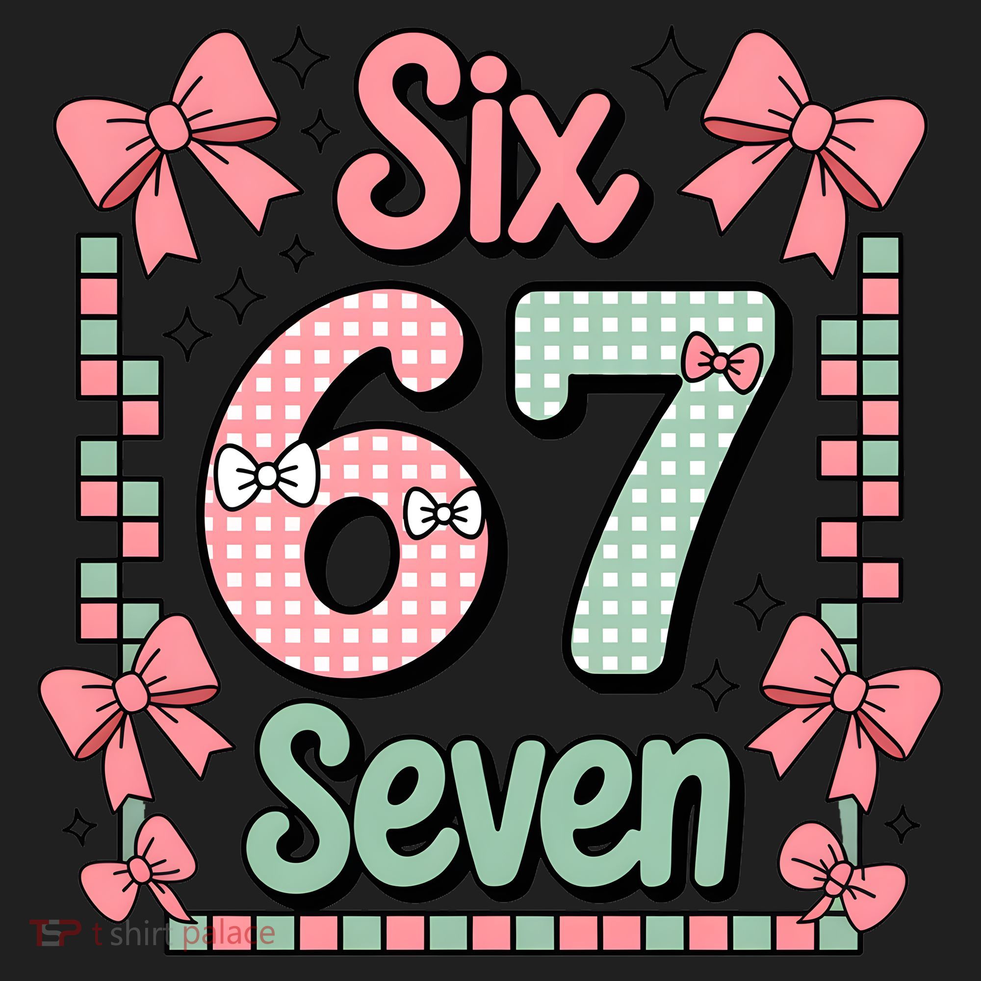 Trendy Six Seven 67 Meme 6-7 Cute Funny Beanie
