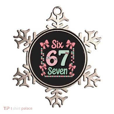 Trendy Six Seven 67 Meme 6-7 Cute Funny Ornament