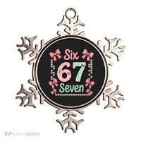 Trendy Six Seven 67 Meme 6-7 Cute Funny Ornament thumb 0