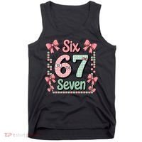 Trendy Six Seven 67 Meme 6-7 Cute Funny Tank Top thumb 0
