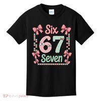 Trendy Six Seven 67 Meme 6-7 Cute Funny Kids T-Shirt thumb 0