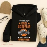 Towing Service Super Power Tow Truck Hoodie thumb 4