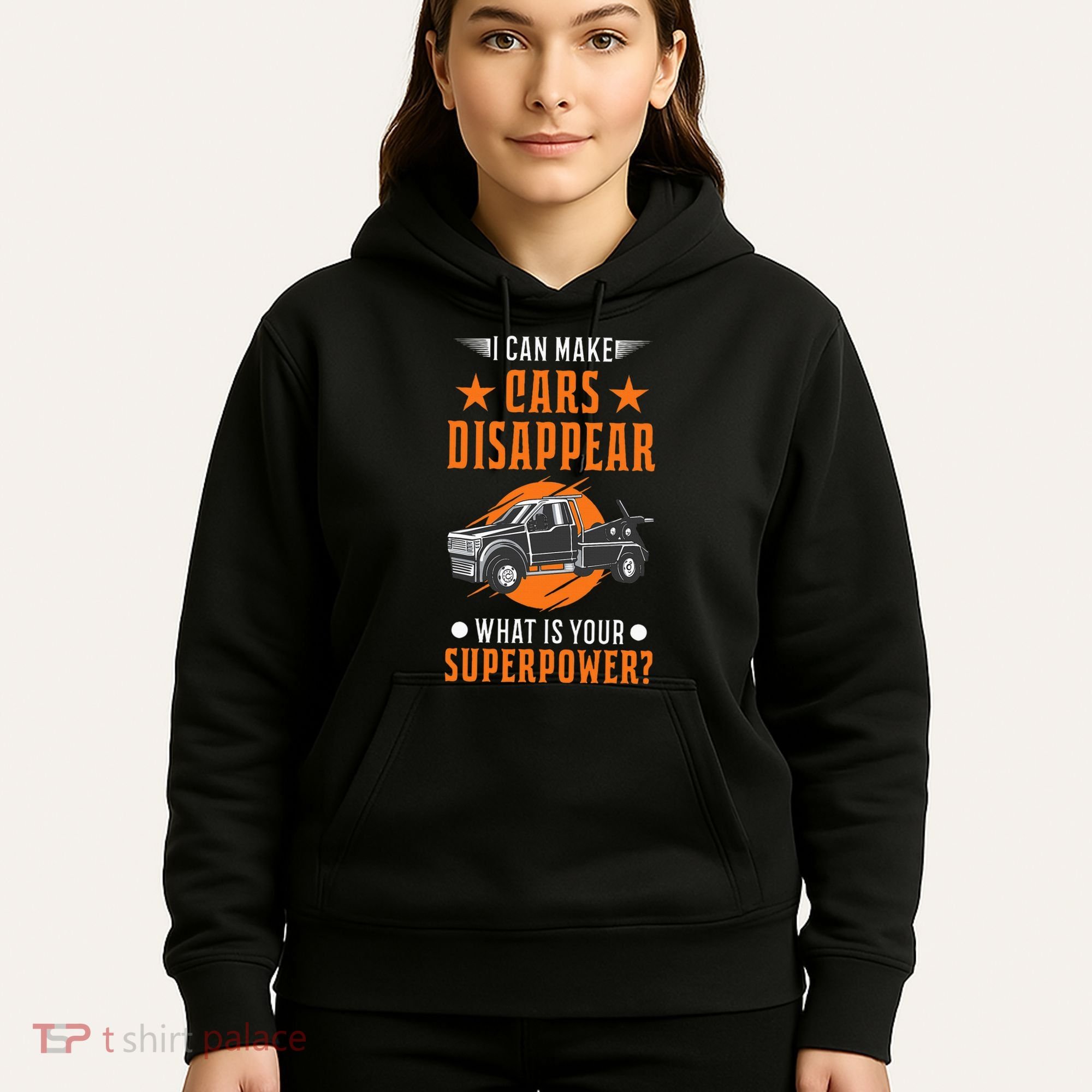 Towing Service Super Power Tow Truck Hoodie