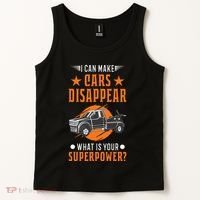 Towing Service Super Power Tow Truck Tank Top thumb 2