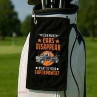Towing Service Super Power Tow Truck Golf Towel thumb 2