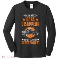 Towing Service Super Power Tow Truck Kids Long Sleeve Shirt thumb 0