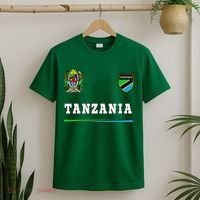 Tanzania Sport Soccer Jersey Flag Football T-Shirt thumb 2