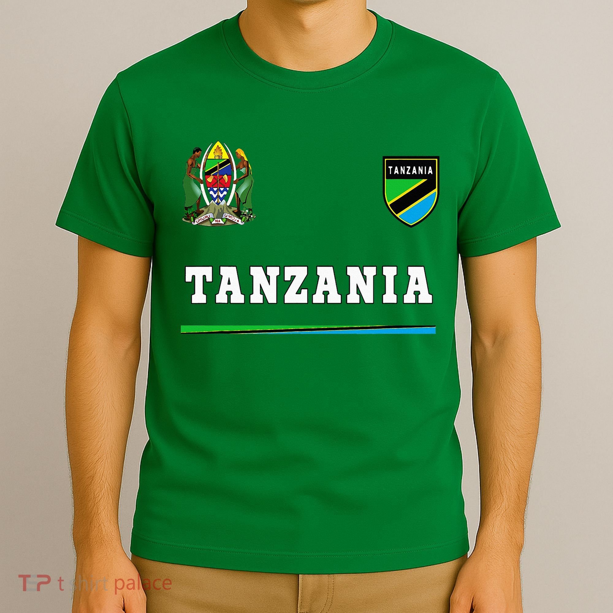 Tanzania Sport Soccer Jersey Flag Football T-Shirt