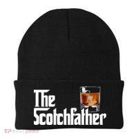 The Scotchfather Scotch Father Dad Fathers Day Drinking Beanie thumb 0