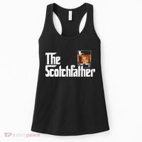 The Scotchfather Scotch Father Dad Fathers Day Drinking Women's Tank Top thumb 0