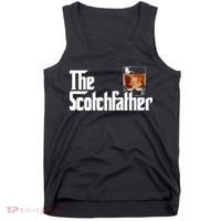 The Scotchfather Scotch Father Dad Fathers Day Drinking Tank Top thumb 0