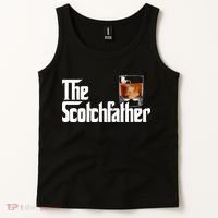The Scotchfather Scotch Father Dad Fathers Day Drinking Tank Top thumb 2
