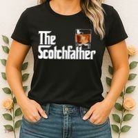 The Scotchfather Scotch Father Dad Fathers Day Drinking Women's T-Shirt thumb 2