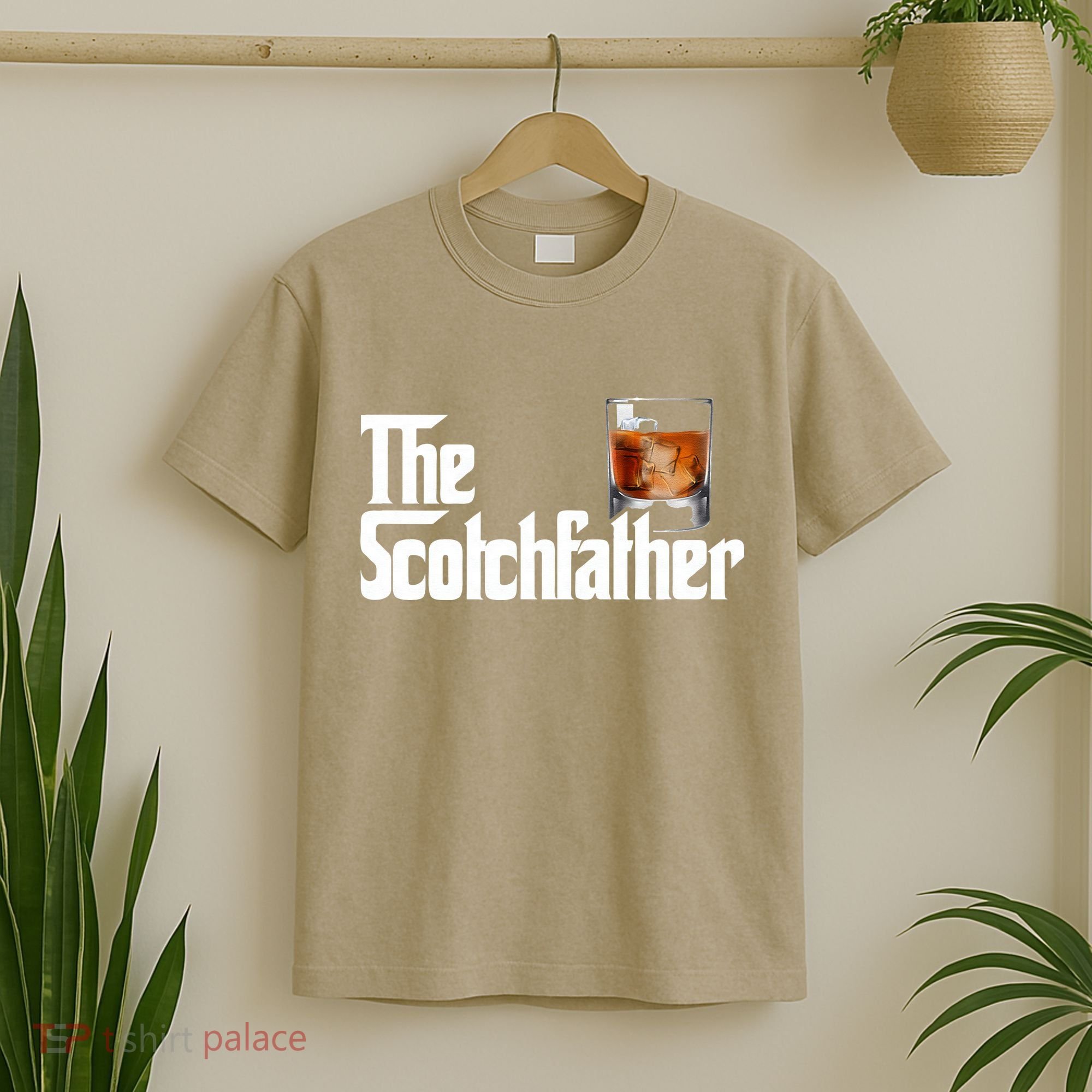 The Scotchfather Scotch Father Dad Fathers Day Drinking T-Shirt