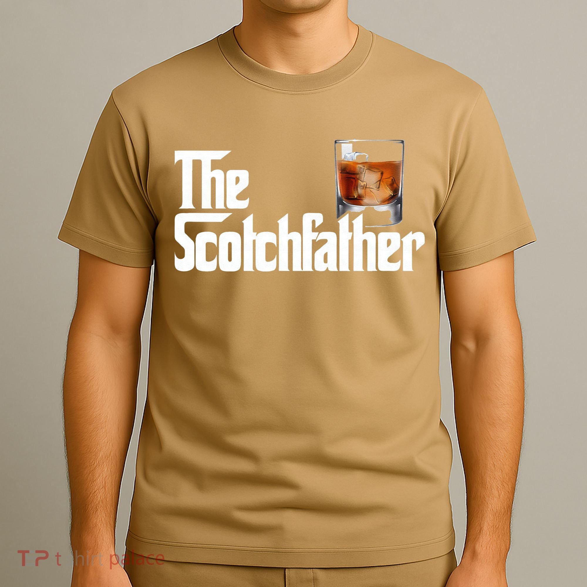 The Scotchfather Scotch Father Dad Fathers Day Drinking T-Shirt