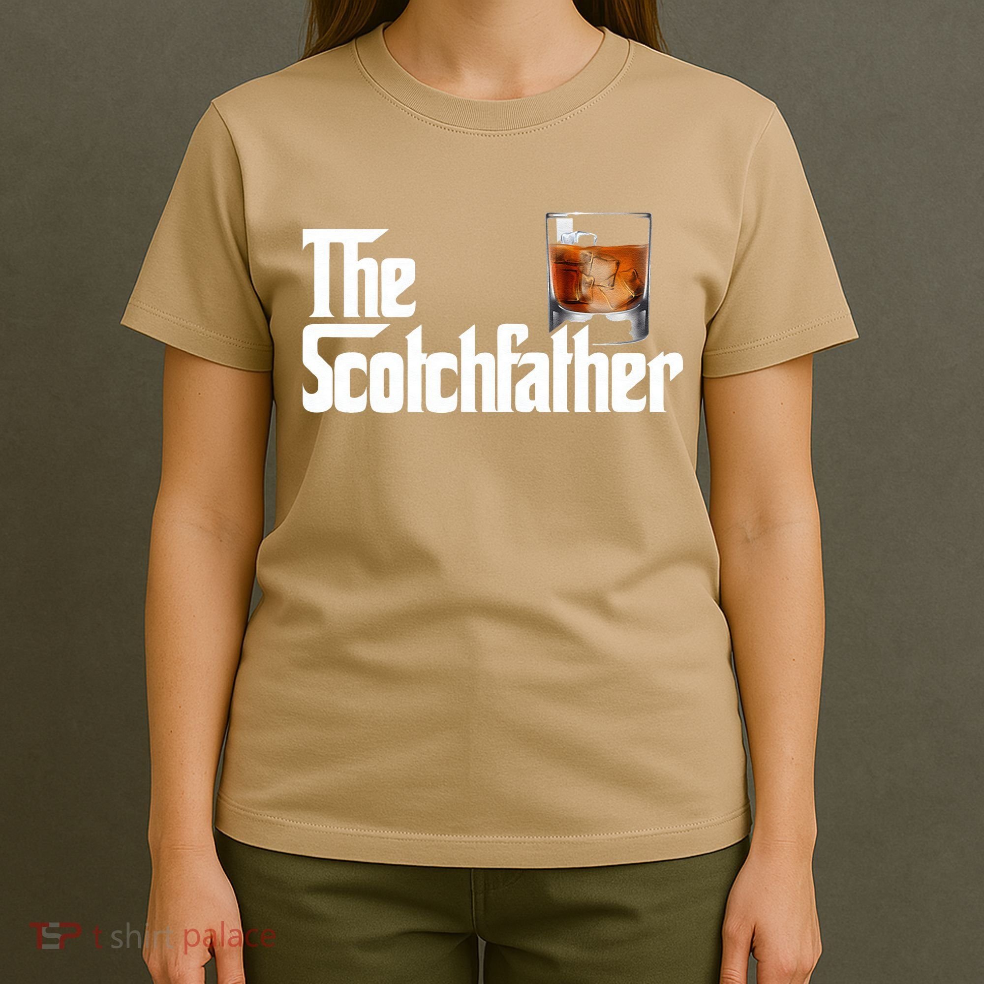 The Scotchfather Scotch Father Dad Fathers Day Drinking T-Shirt