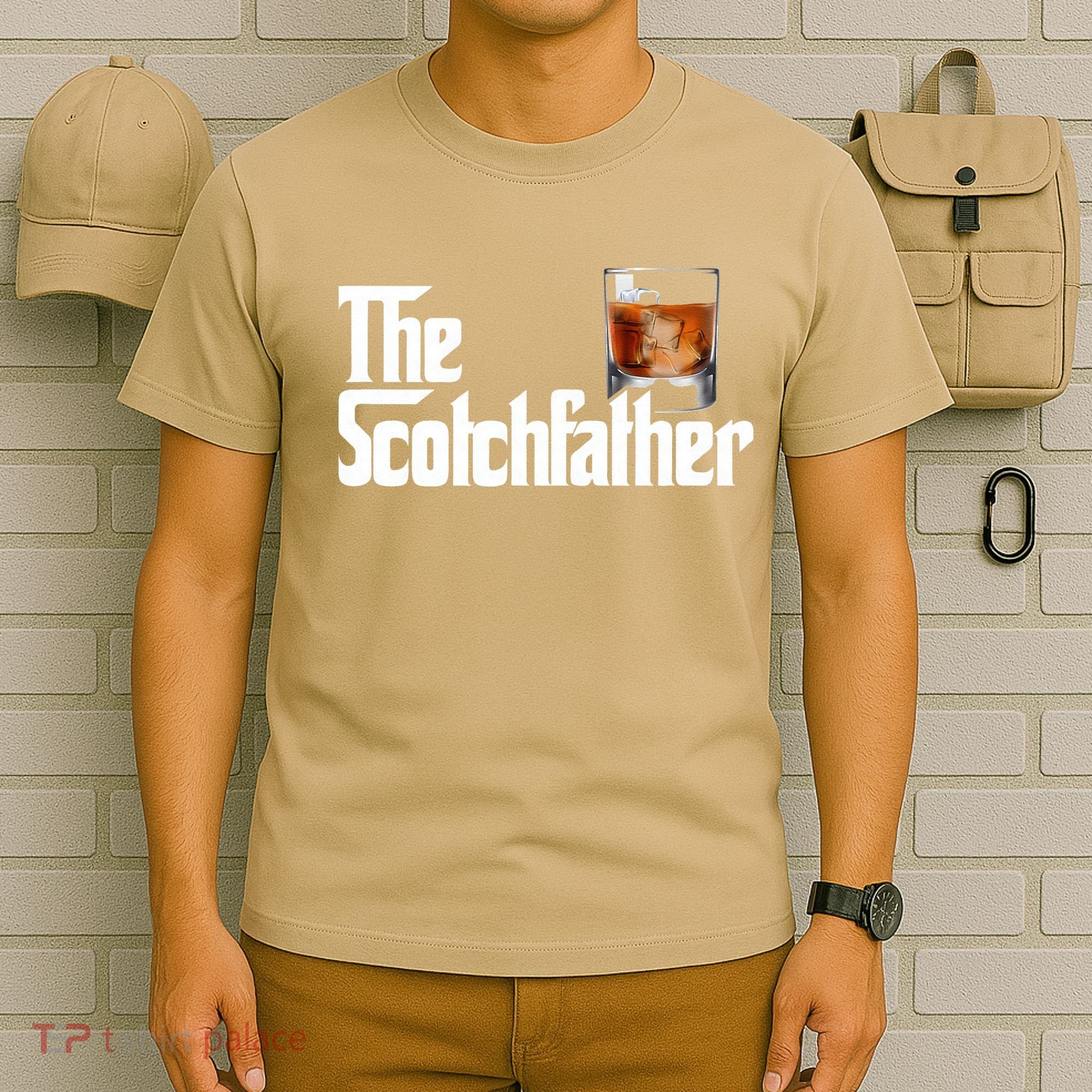 The Scotchfather Scotch Father Dad Fathers Day Drinking T-Shirt