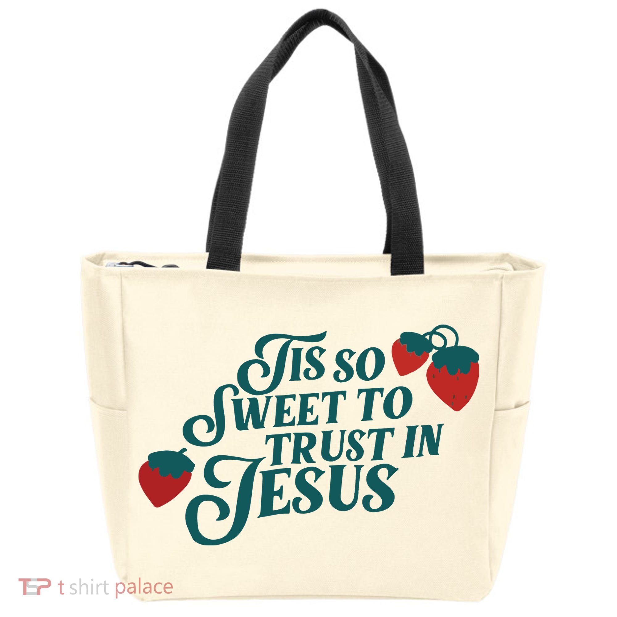 Tis So Sweet To Trust In Jesus Tote Bag