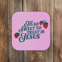 Tis So Sweet To Trust In Jesus Coaster thumb 0