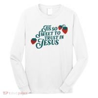 Tis So Sweet To Trust In Jesus Long Sleeve Shirt thumb 0