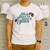 Tis So Sweet To Trust In Jesus T-Shirt thumb 6