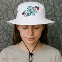 Tis So Sweet To Trust In Jesus Bucket Hat thumb 3