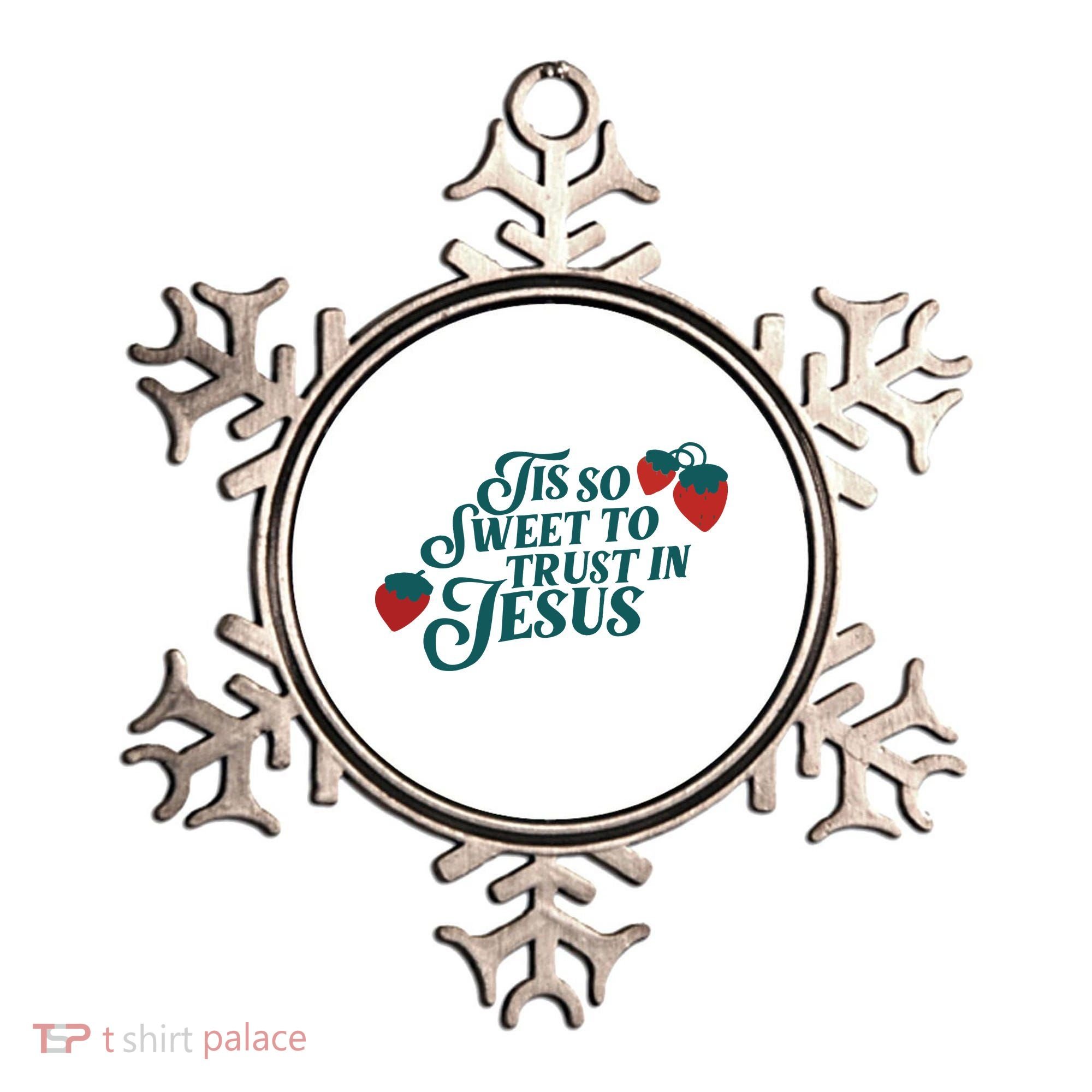 Tis So Sweet To Trust In Jesus Ornament