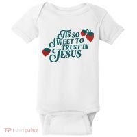 Tis So Sweet To Trust In Jesus Baby Bodysuit thumb 0
