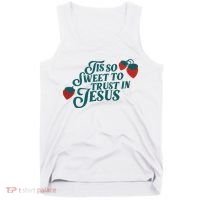 Tis So Sweet To Trust In Jesus Tank Top thumb 0