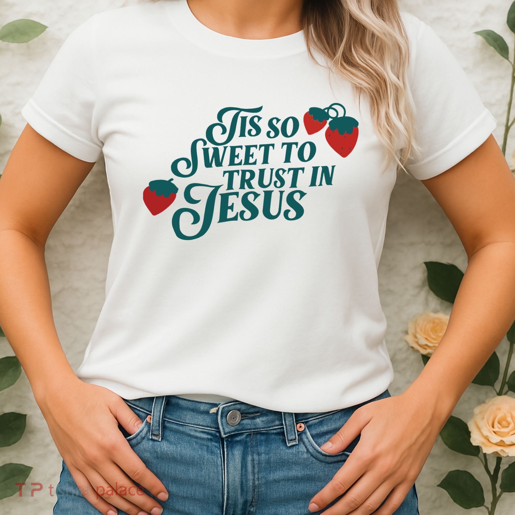 Tis So Sweet To Trust In Jesus Women's T-Shirt