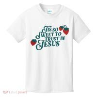 Tis So Sweet To Trust In Jesus Kids T-Shirt thumb 0