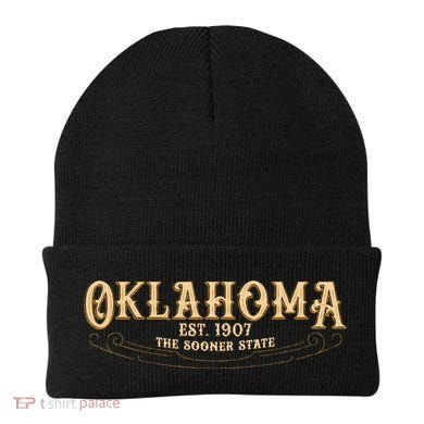 The Sooner State Oklahoma Beanie