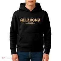 The Sooner State Oklahoma Kids Hoodie thumb 4
