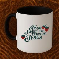 Tis So Sweet To Trust In Jesus Coffee Mug thumb 2