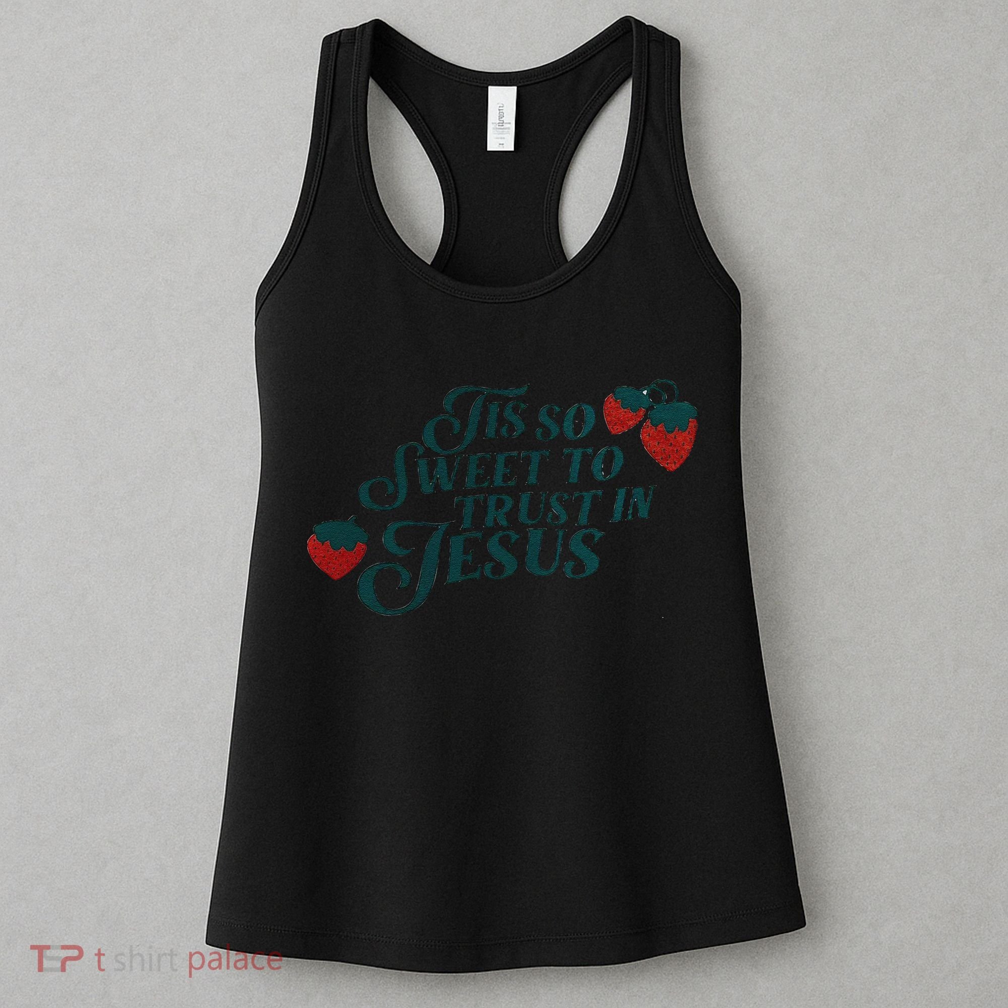 Tis So Sweet To Trust In Jesus Women's Tank Top